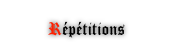 Répétitions